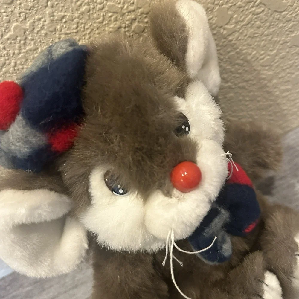Dayton Hudson Vtg Christmas Mouse Lil' Tweaks Plush Stuffed 9